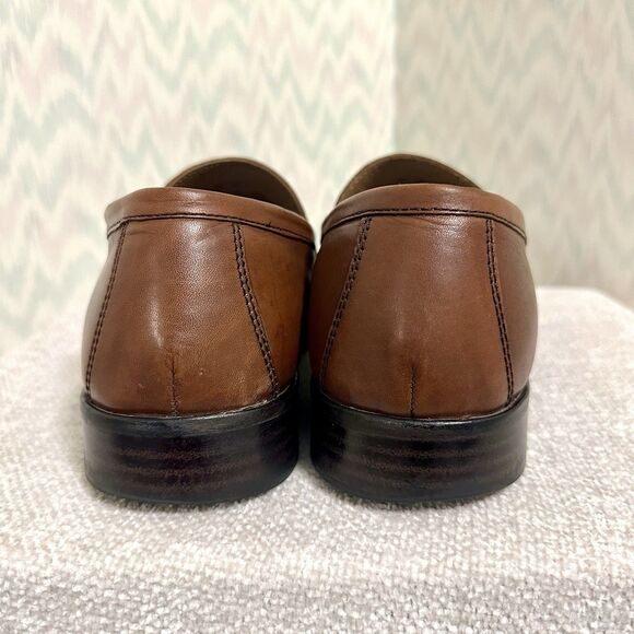 Johnston & Murphy Brown Leather Penny Loafers Mens Size 9 J&M Flex main image 7